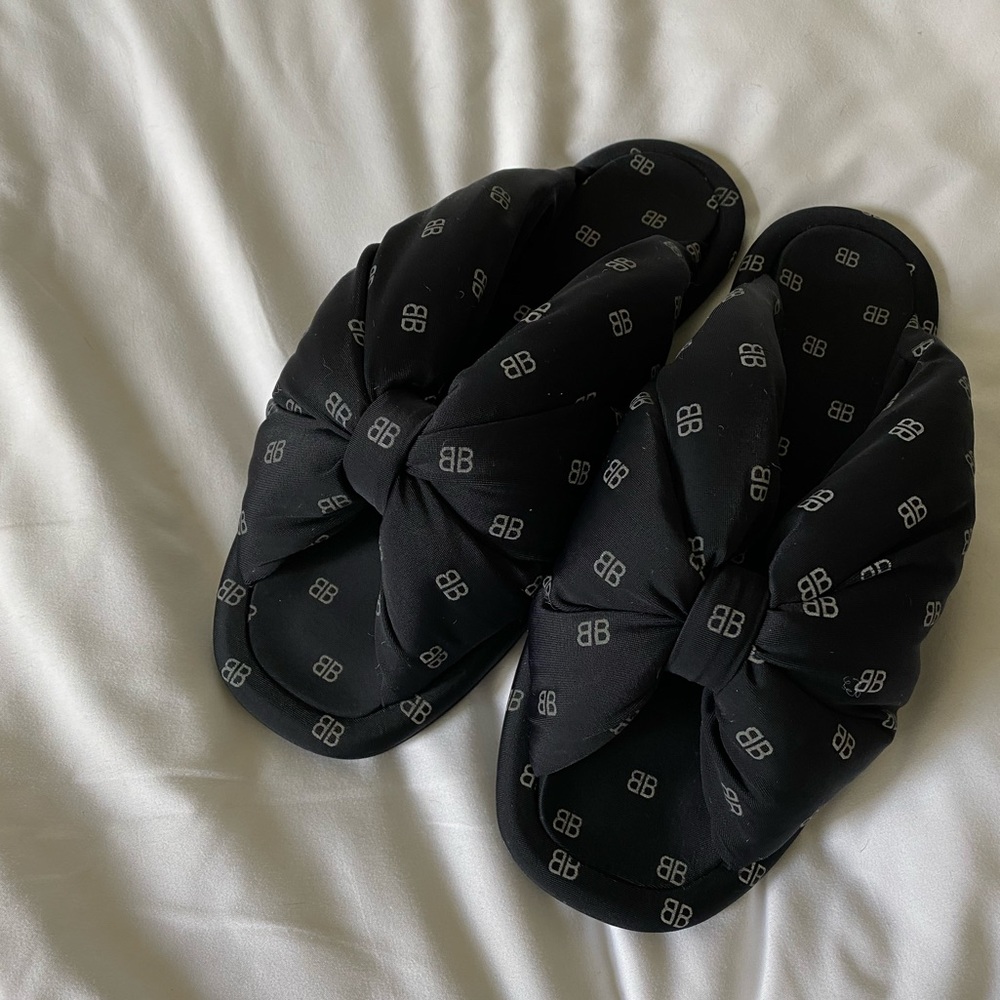 Balenciaga knot sandals.